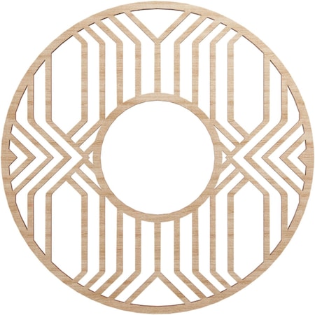 Ekena Millwork Empire Wood Fretwork Pierced Ceiling Medallion, Alder, 16"OD x 5 7/8"ID x 3/8"T CMWP16X16X0375EPAL
